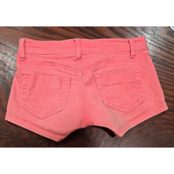 Vanilla Star Pink Low Rise Shorty Surf Y2K Summer Short Shorts - Picture 2 of 7
